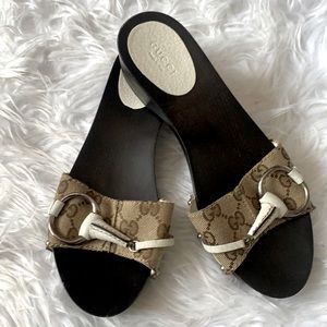 Gucci clog sandals